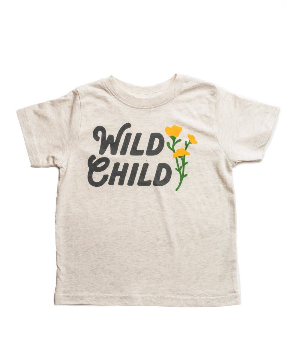 Wild Child white youth shirt by Keep Nature Wild