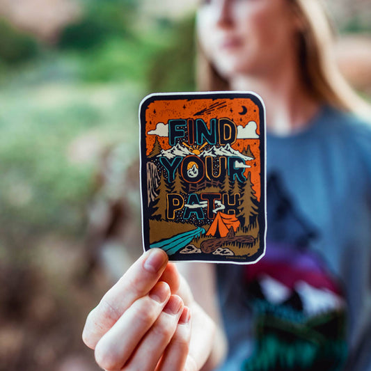 Find Your Path nature sticker by Atomic Child