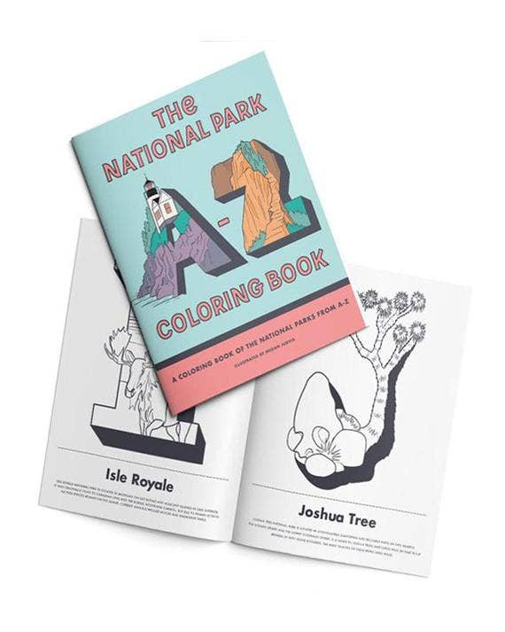 National Parks A-Z Coloring Book by Parks Project