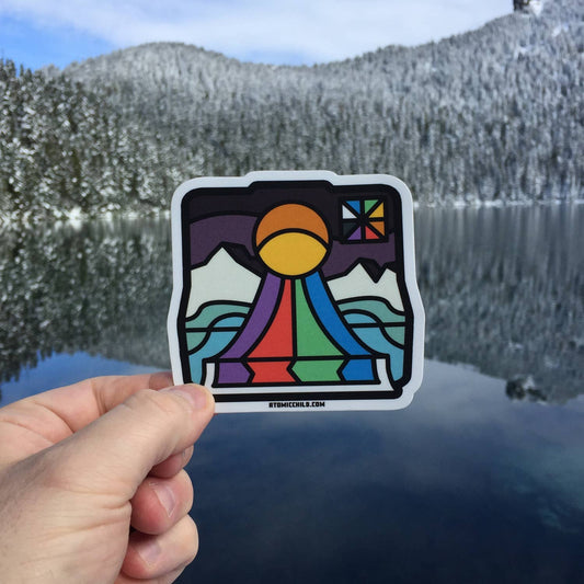 Polaroid Outdoors nature retro sticker by Atomic Child