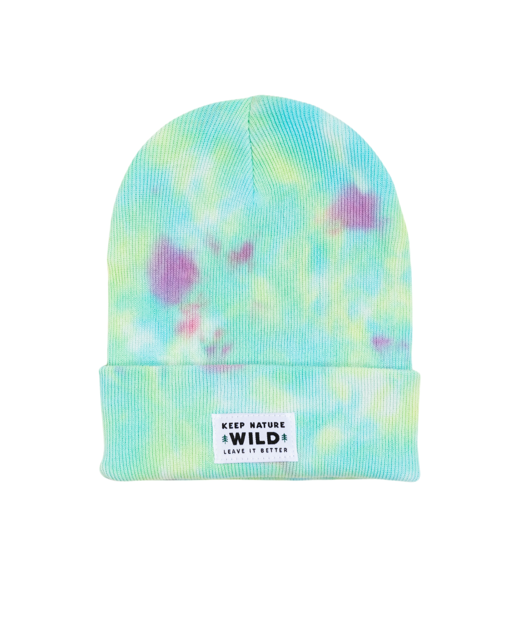 Tie Dye beanie in bloom by Keep Nature Wild