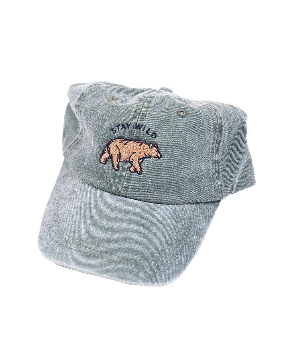 Stay Wild bear dad hat by Keep Nature Wild