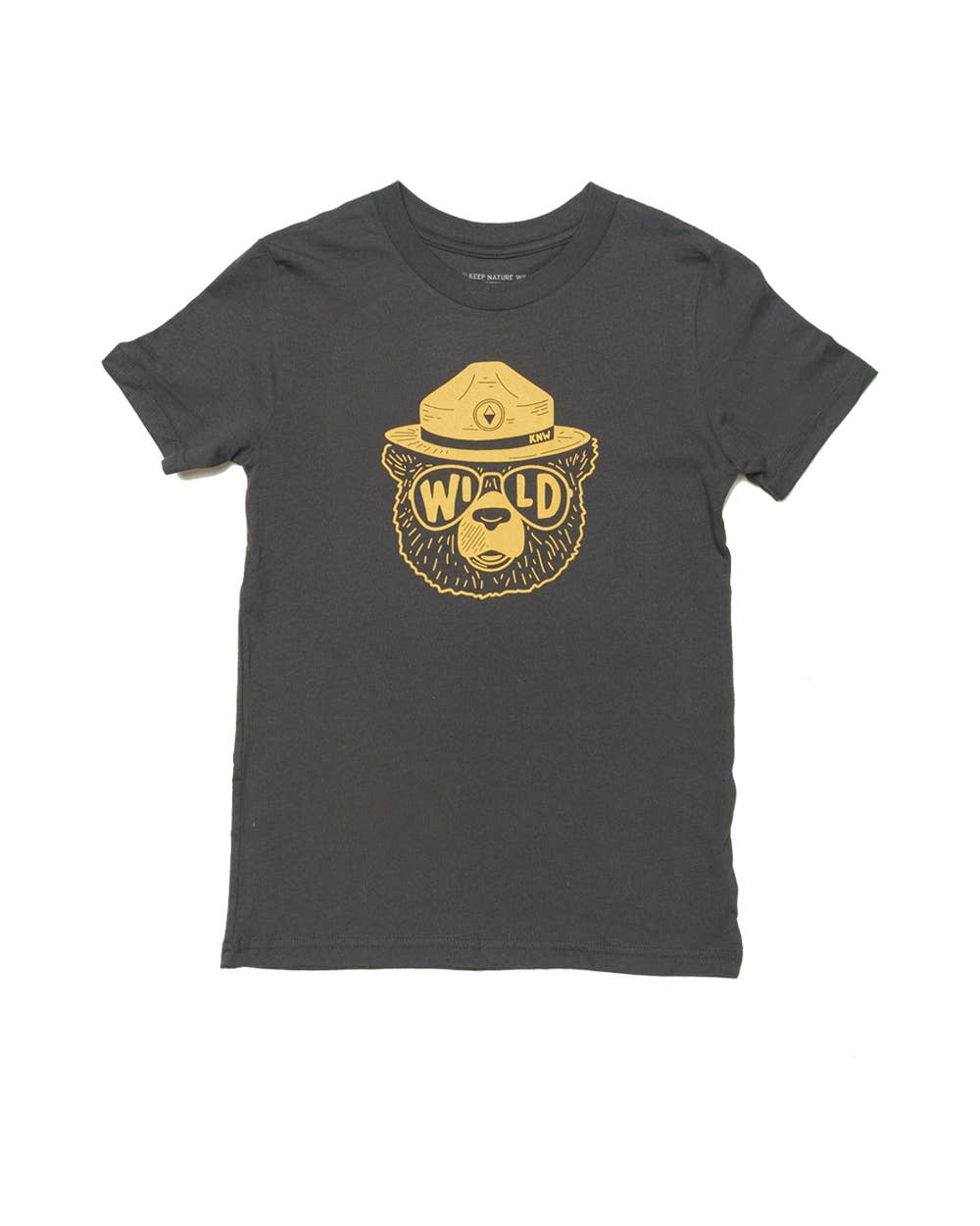 Dark gray Ranger Bear wild youth shirt by Keep Nature Wild