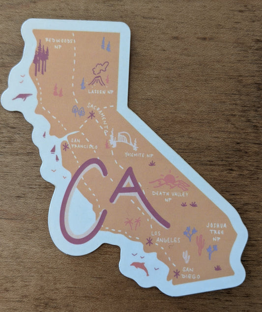 California state sticker by Annika Layne