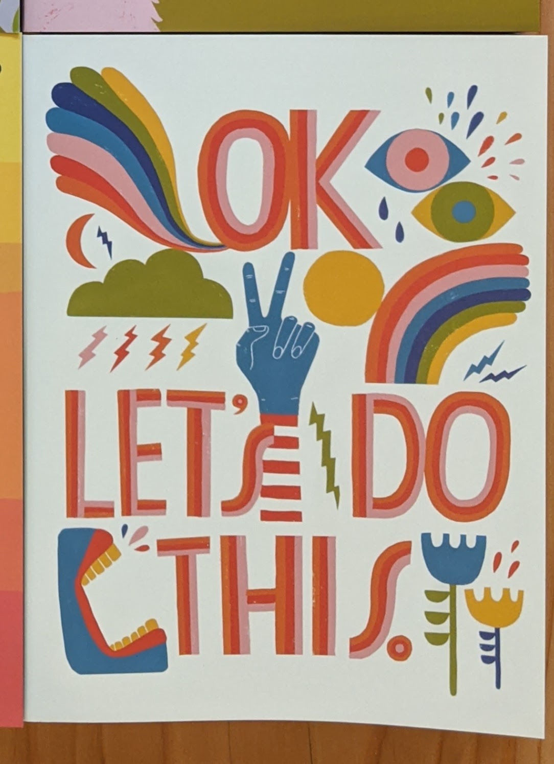 One of Emily McDowell journal designs: "OK Let's Do This"" 