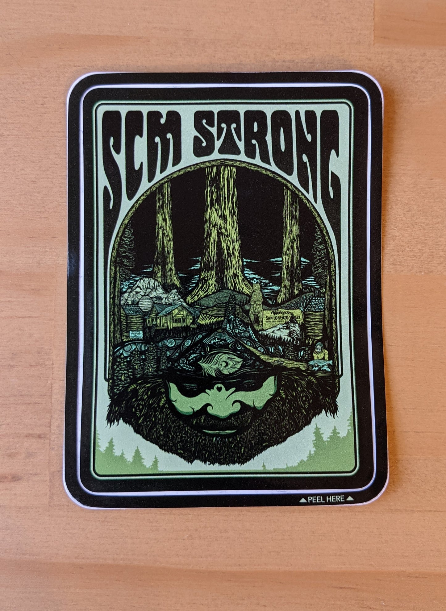 SCM Strong sticker by Nicky Gatson
