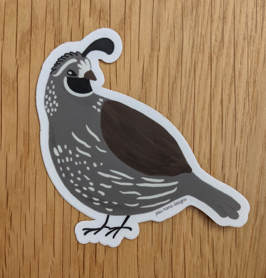 Quail sticker by Pau Hana Designs