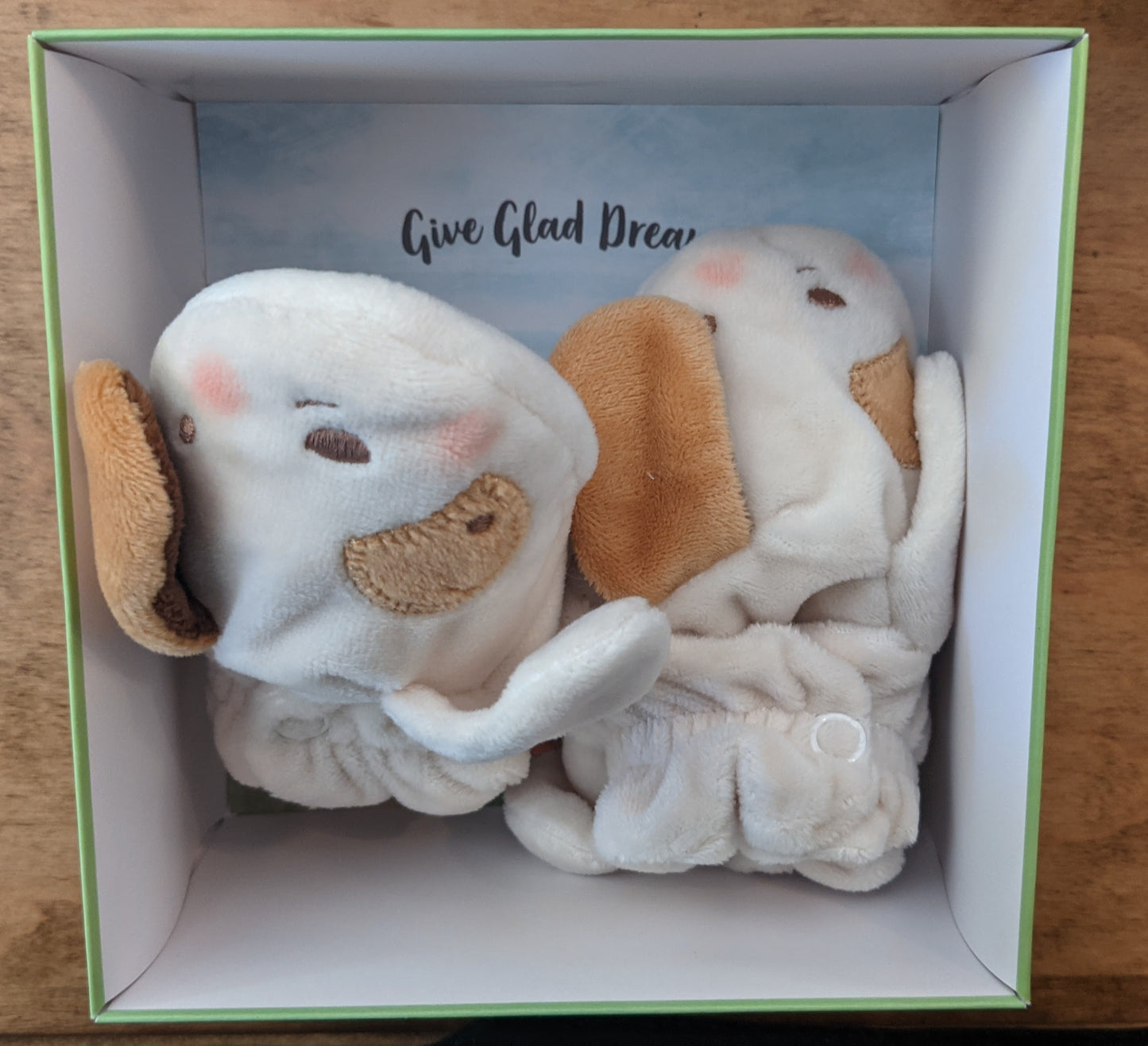 Yipper Slippers in box by Bunnies by the Bay