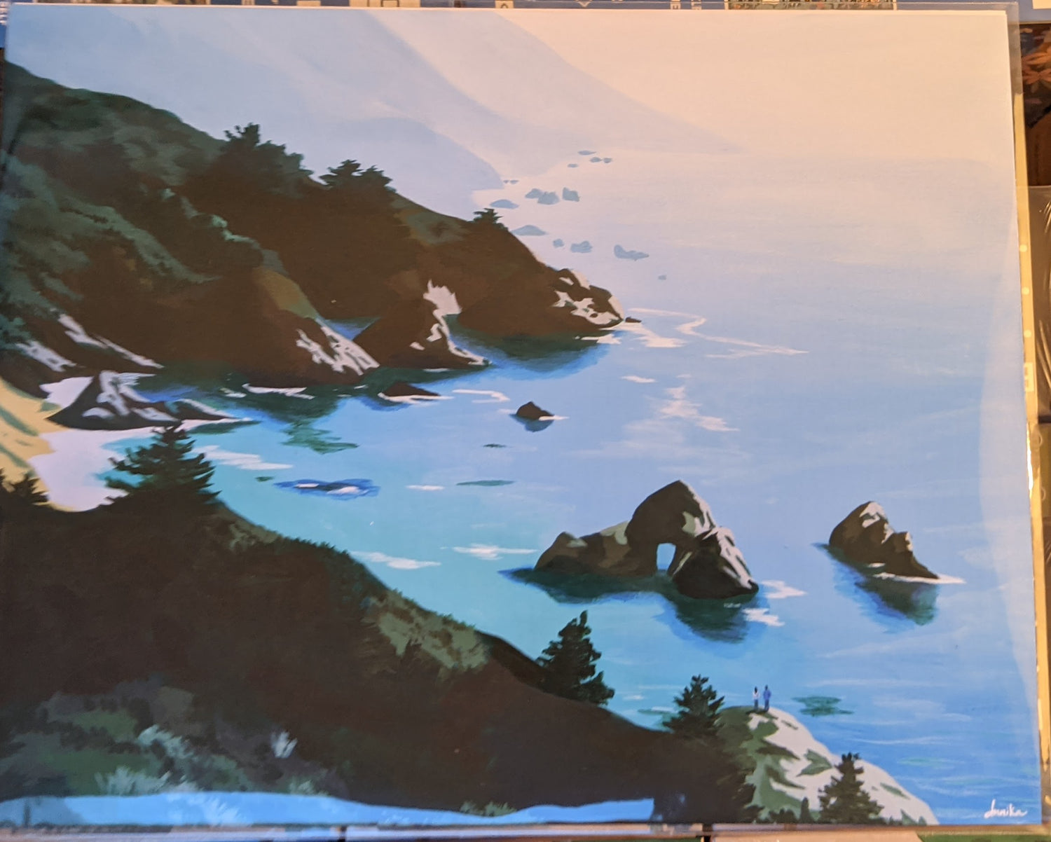 Big Sur II print by Annika Layne