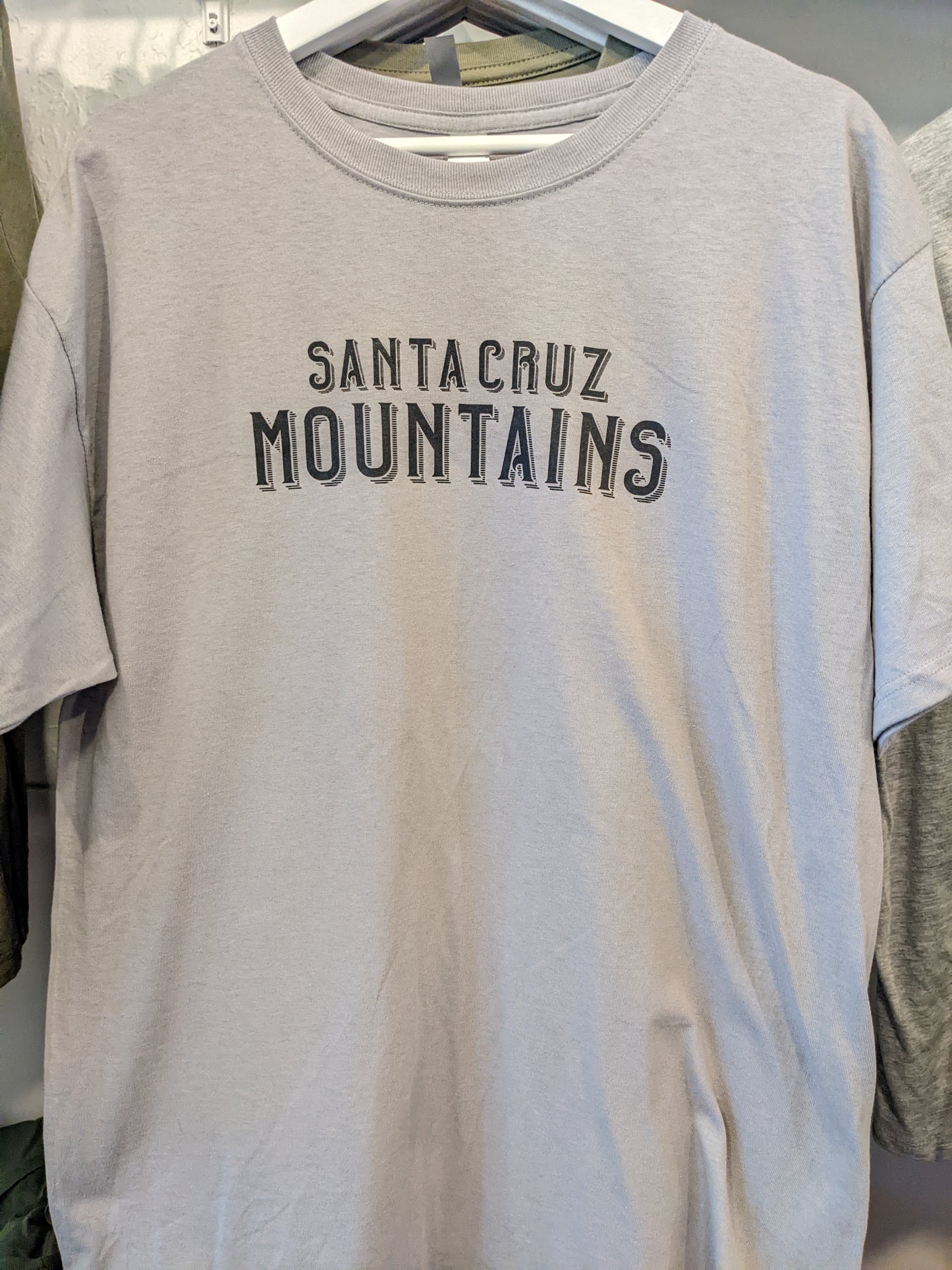 Santa Cruz Mountains shirt in gray by SCM Clothing