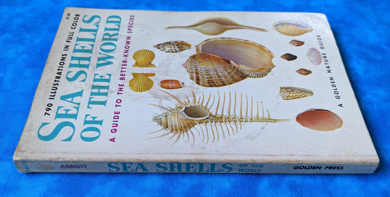Sea Shells of the World vintage book spine