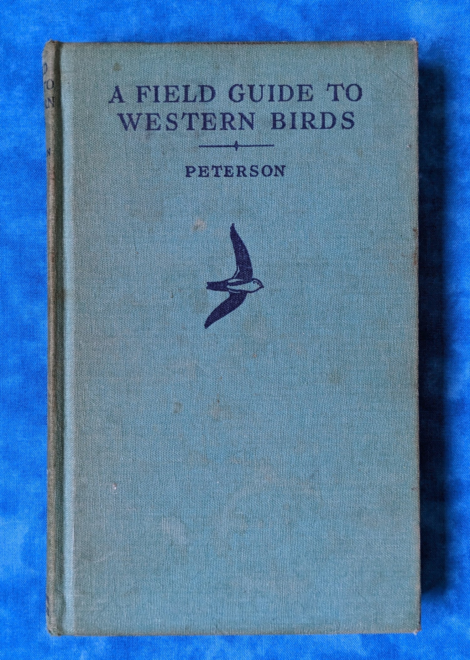 A Field Guide to Western Birds vintage book front cover