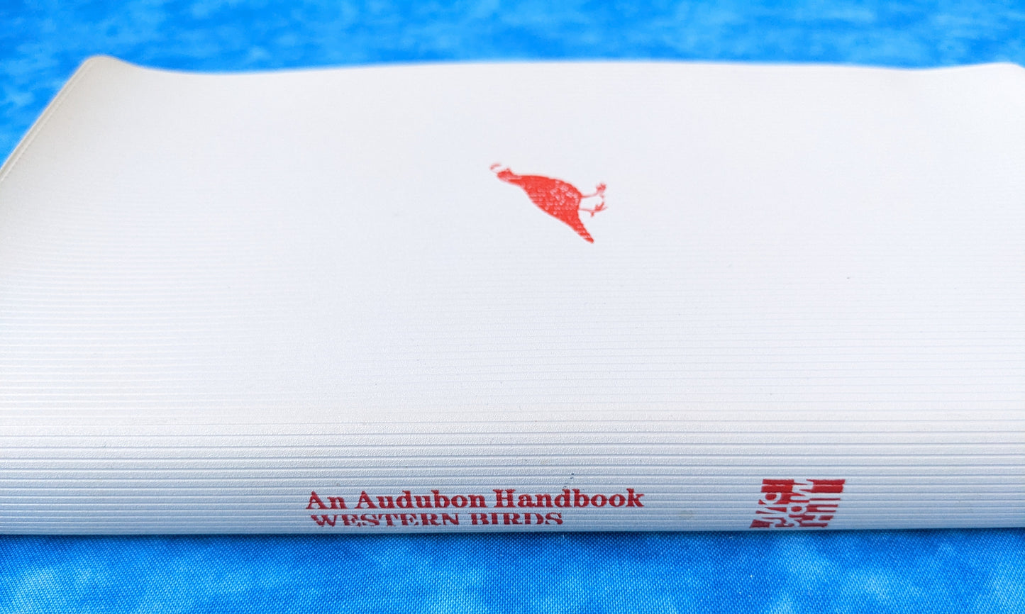 An Audubon Handbook: Western Birds vintage book ribbed spine