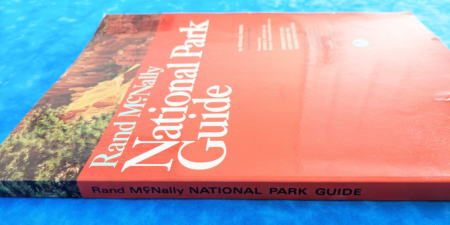 Rand McNally National Park Guide vintage book spine