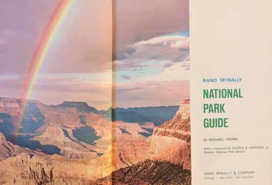 Rand McNally National Park Guide vintage book title page
