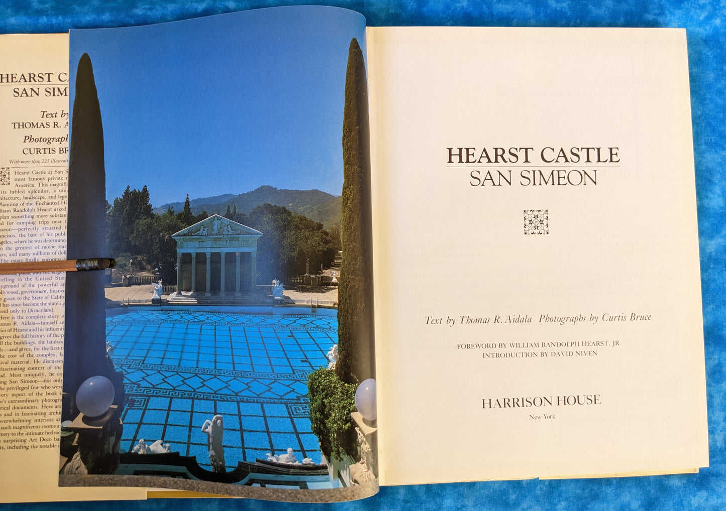 Hearst Castle San Simeon vintage book title page