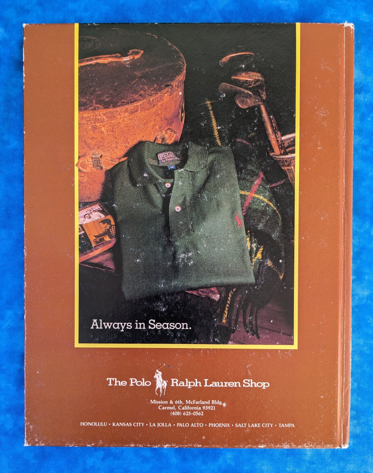 GuestLife (1984): Monterey Peninsula / Santa Cruz Hotel Copy vintage book back cover