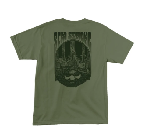 SCM Strong shirt in Army Green by Nicky Gatson