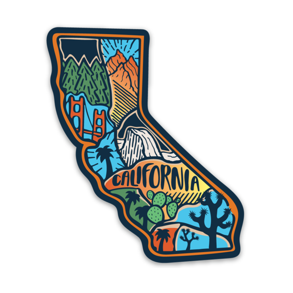 California state sticker by Keep Nature Wild