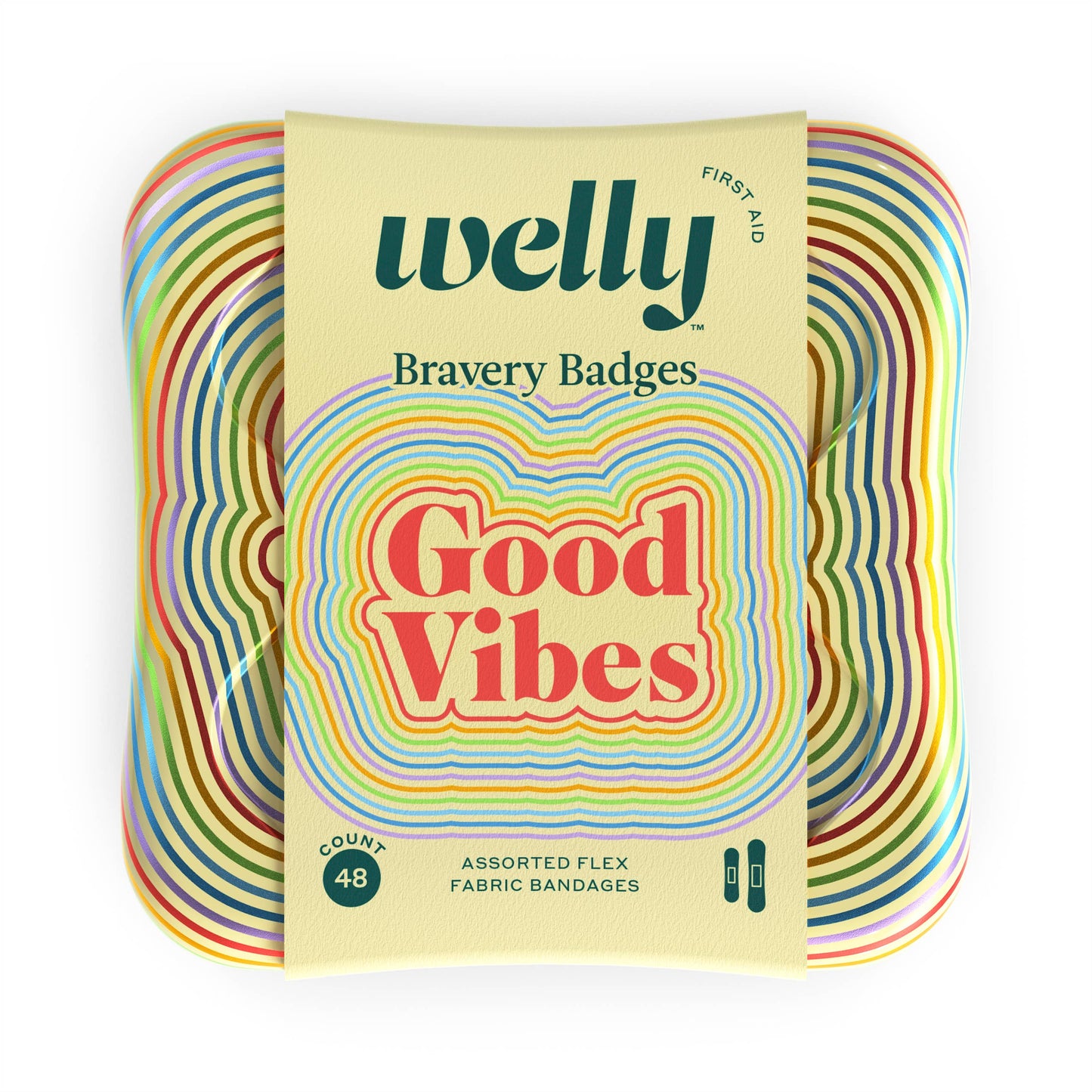 Good Vibes Bravery Badges bandage 48 pack by Welly