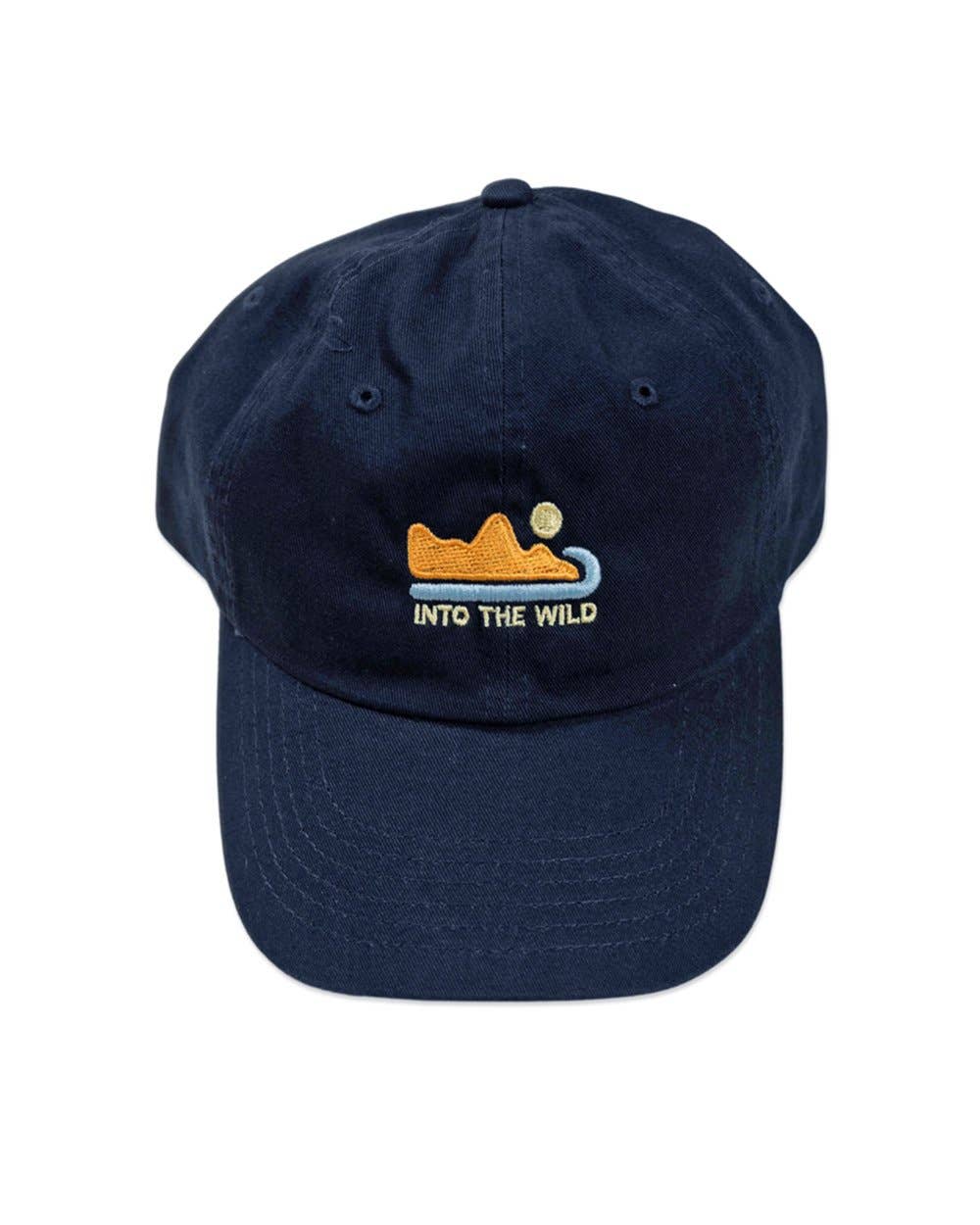 Into the Wild navy dad hat by Keep Nature Wild