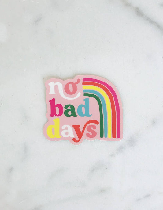 No bad days rainbow sticker by Idlewild