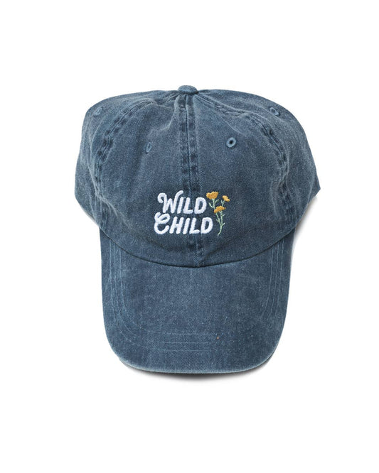 Wild Child dad hat in navy by Keep Nature Wild