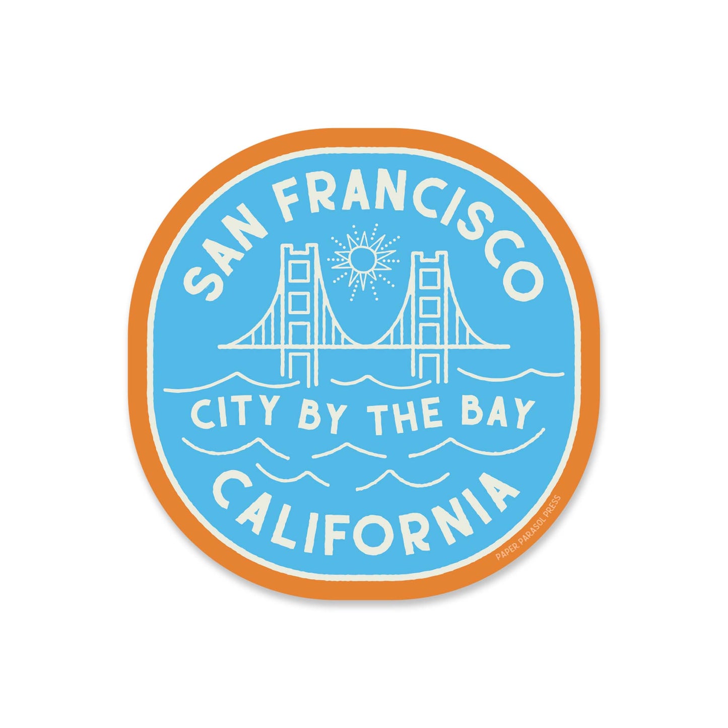 Retro San Francisco Sticker