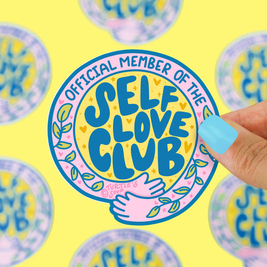 Round Self Love Club sticker by Turtle's Soup