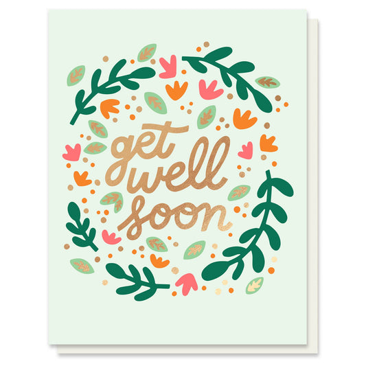 Get Well Wreath Card