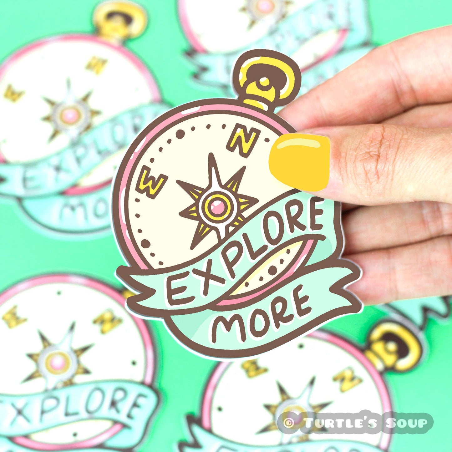 Explore more compass sticker by Turtle's Soup
